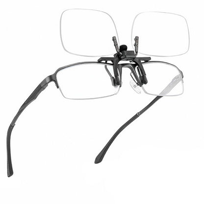 Clip-On Square Magnifying Reading Glasses