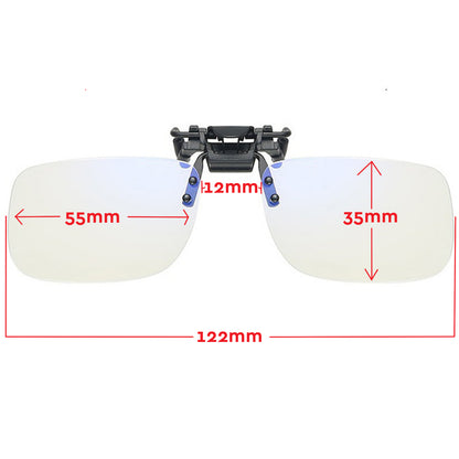 Clip-On Square Magnifying Reading Glasses