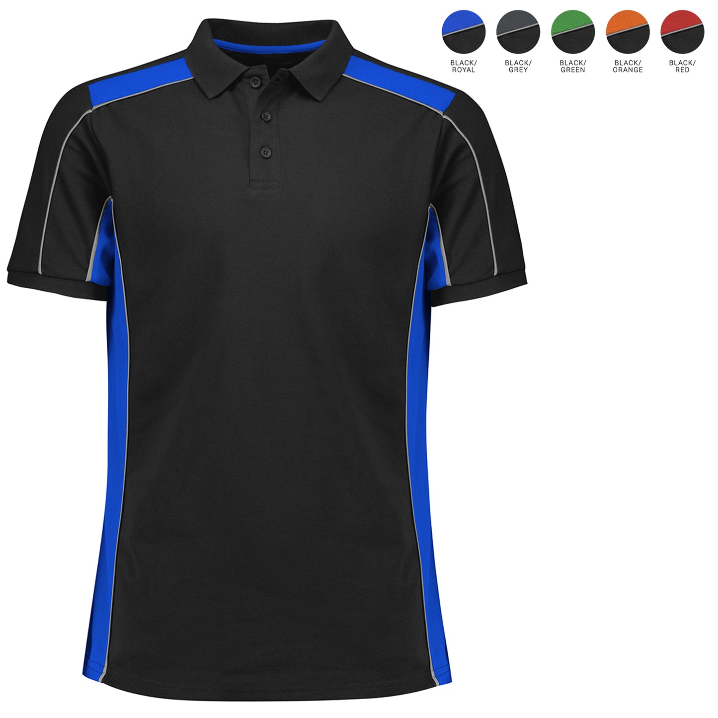 Unisex Grid Short Sleeve Polo UPF 50+
