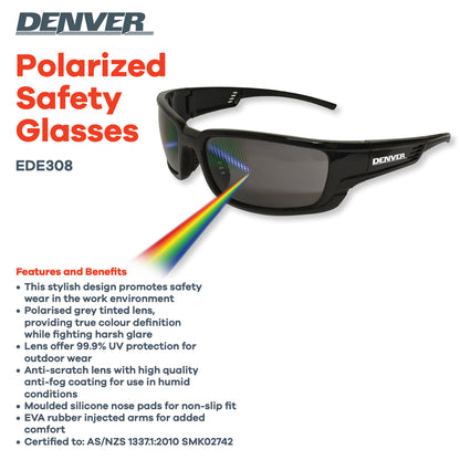 Maxisafe Denver Polarised Medium Impact Safety Glasses