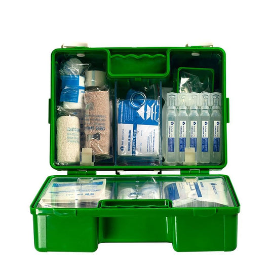 Hard Case Comprehensive Wall Mountable Portable Tier 2 First Aid Kit