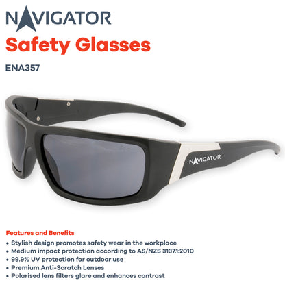 Maxisafe Navigator Polarised Medium Impact Sunglasses