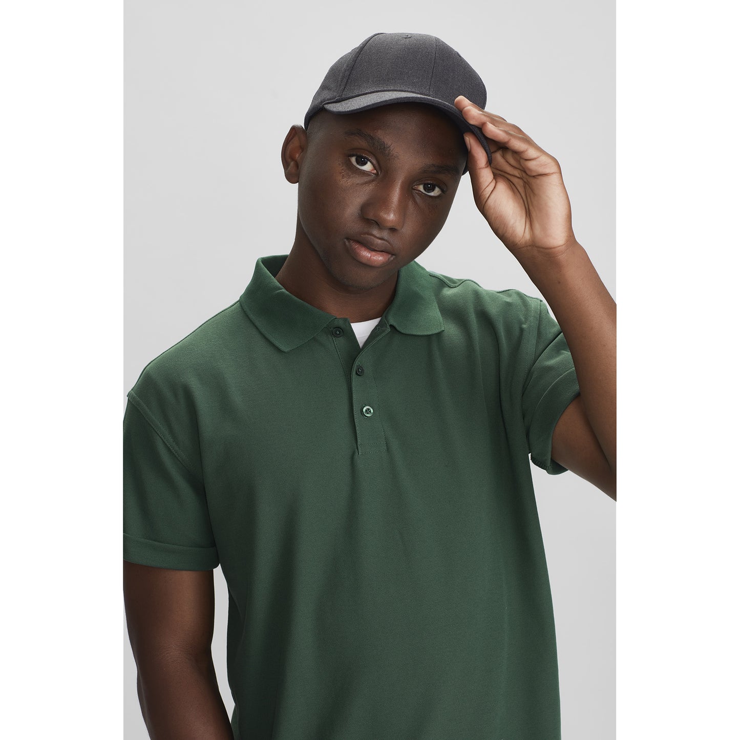 Mens Crew Short Sleeve Polo