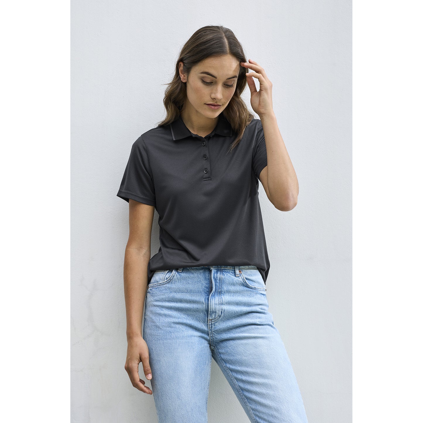 Womens Echo Short Sleeve Polo