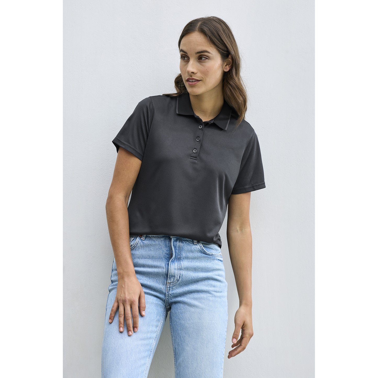 Womens Echo Short Sleeve Polo