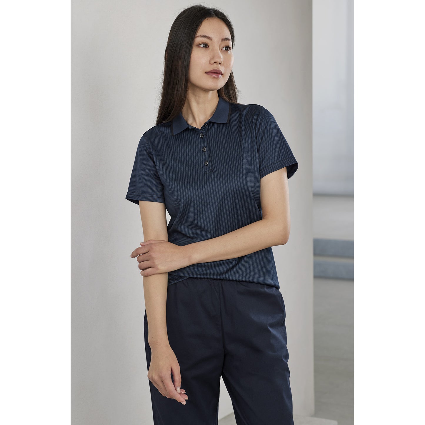 Womens Echo Short Sleeve Polo