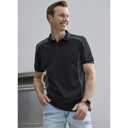 Unisex Grid Short Sleeve Polo UPF 50+
