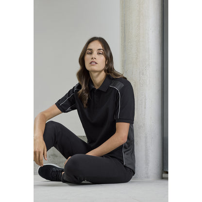 Unisex Grid Short Sleeve Polo UPF 50+