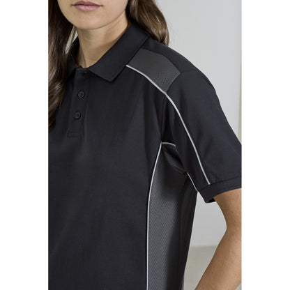 Unisex Grid Short Sleeve Polo UPF 50+