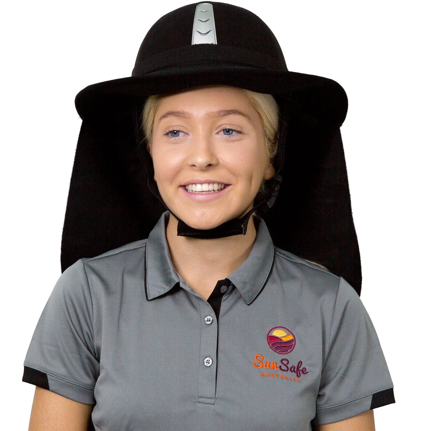 Horse Riding Brim with Optional Neck Flap Newcastle Hats