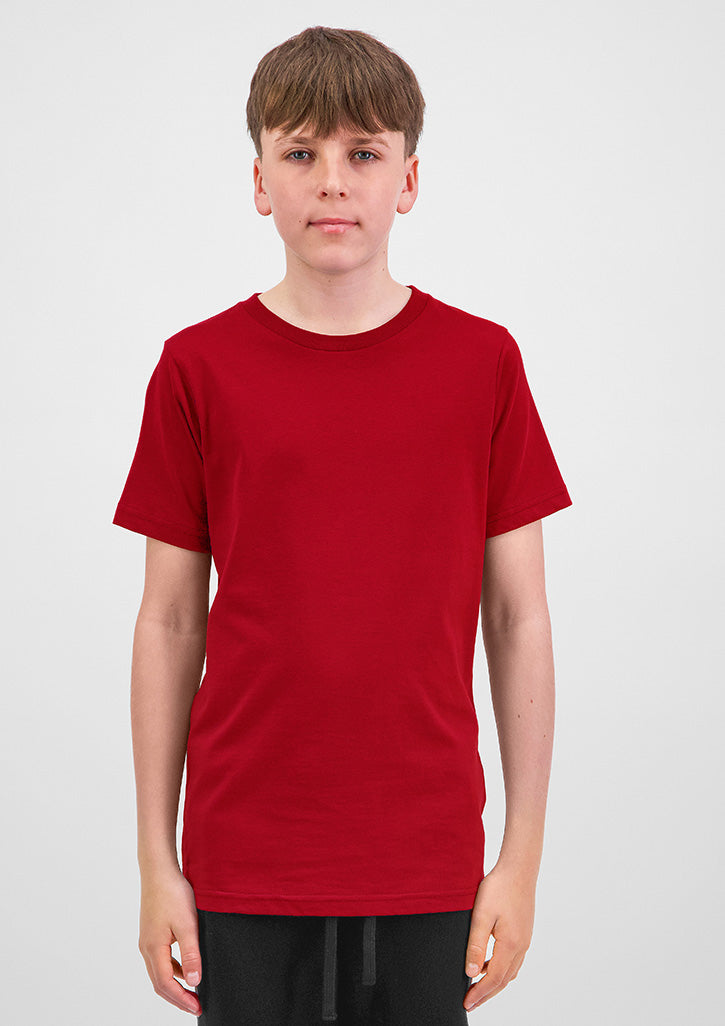 Goodmates Youth Basis Short Sleeve Tee in Red