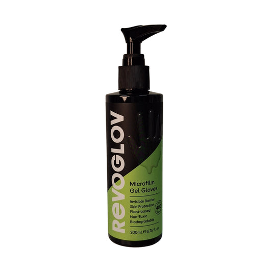 Protect your skin from grease, grime, paint and adhesives with Australian-made RevoGlov. A biodegradable, plant-based microfilm barrier with up to 400 applications.
