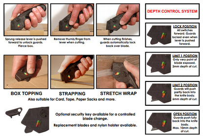 Boxer 800 Open Blade with Retractable Guards
