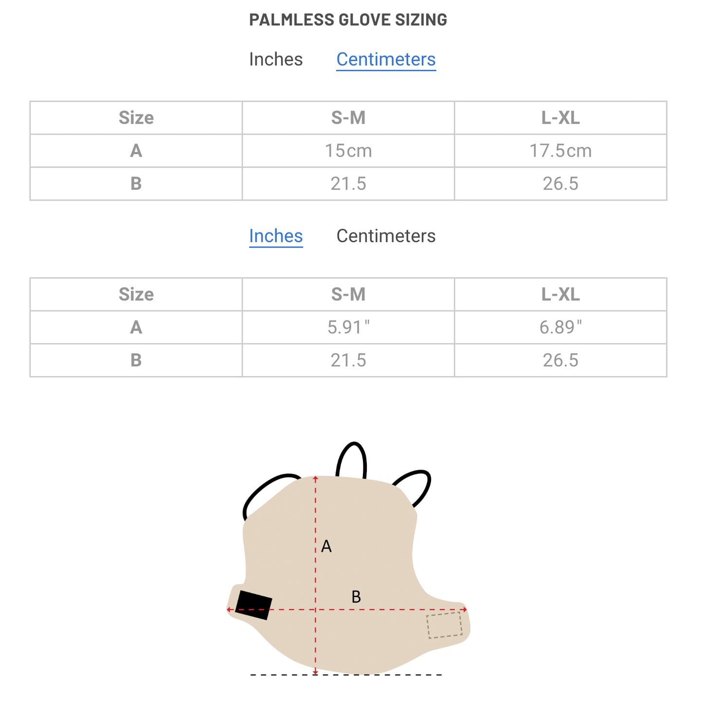 Sun Protection Australia UPF 50+ Reversible Palmless Gloves