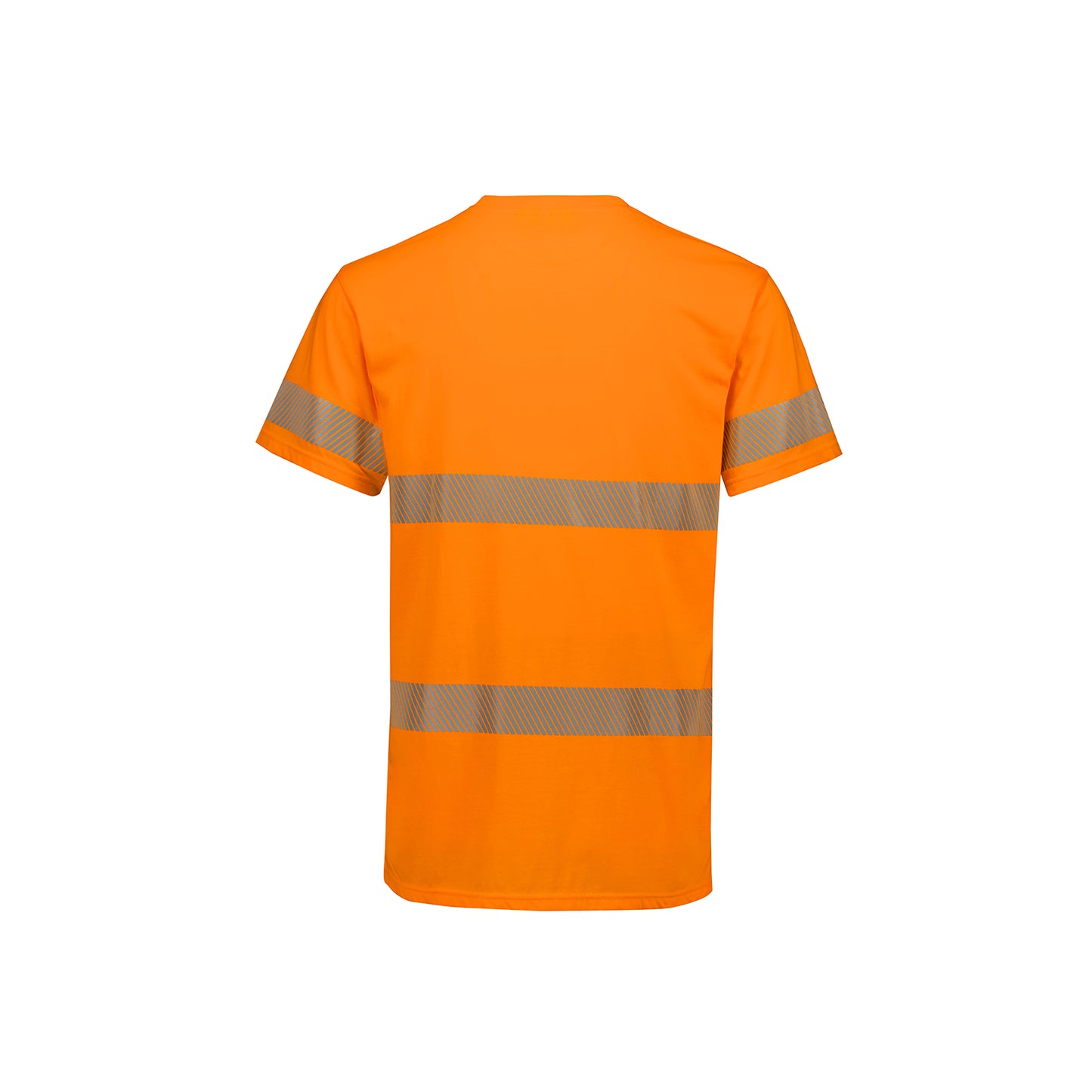 Mens Hi Vis Segmented Tape Cotton Tee Shirt UPF 50+