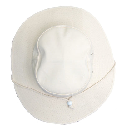 Broad Brim Hat with Chin Strap and Neck Flap