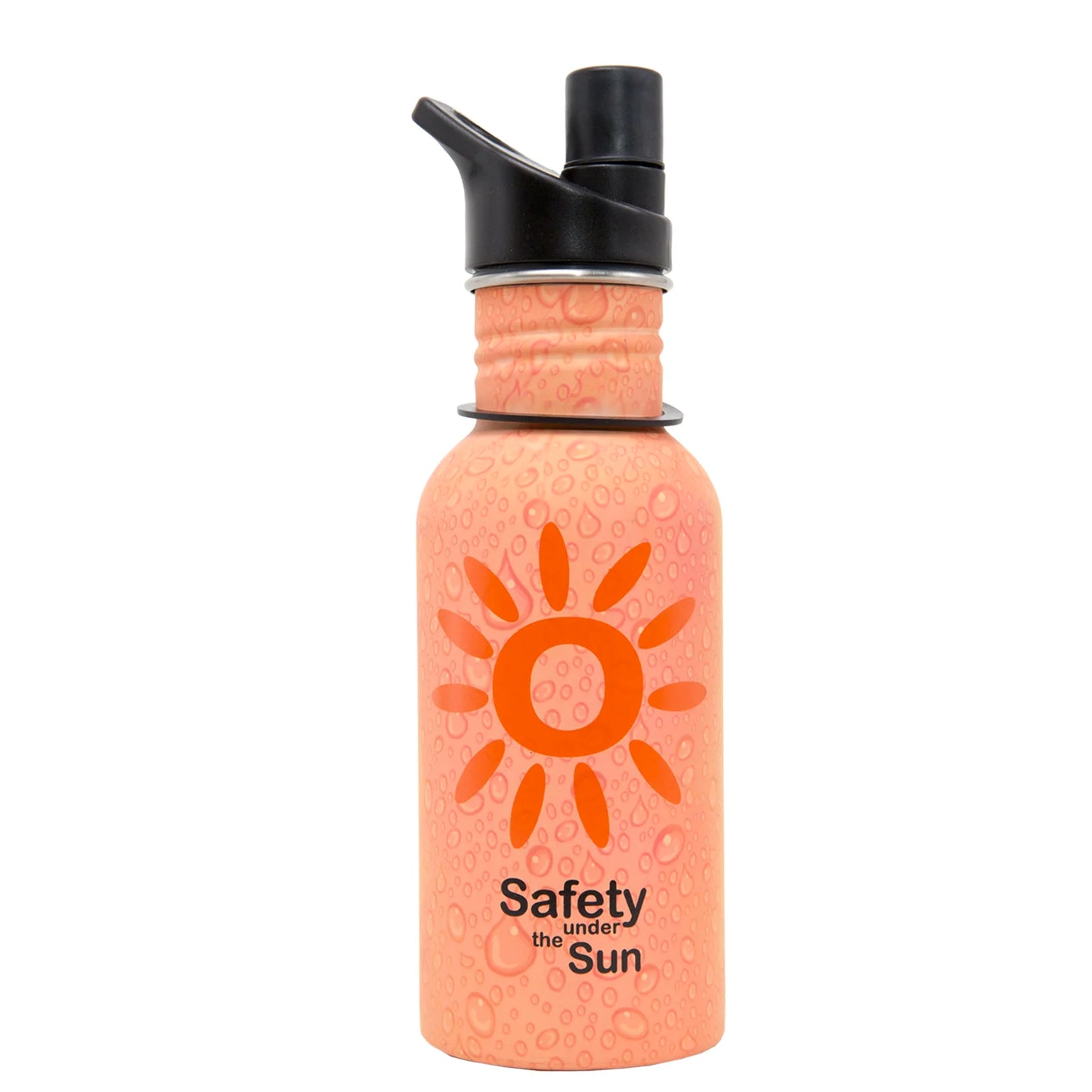 500ml Orange Stainless Steel Drink Bottle UVeto Australia