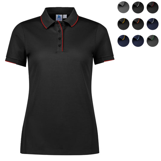 Womens Focus Short Sleeve Polo UPF 50+