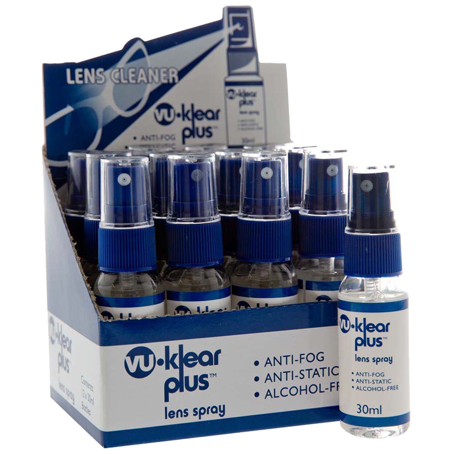 Anti-Fog Lens Cleaning Spray VU-Klearplus