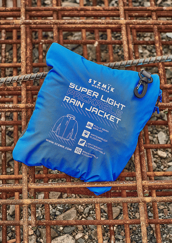 Unisex Super Light Packable Rain Jacket