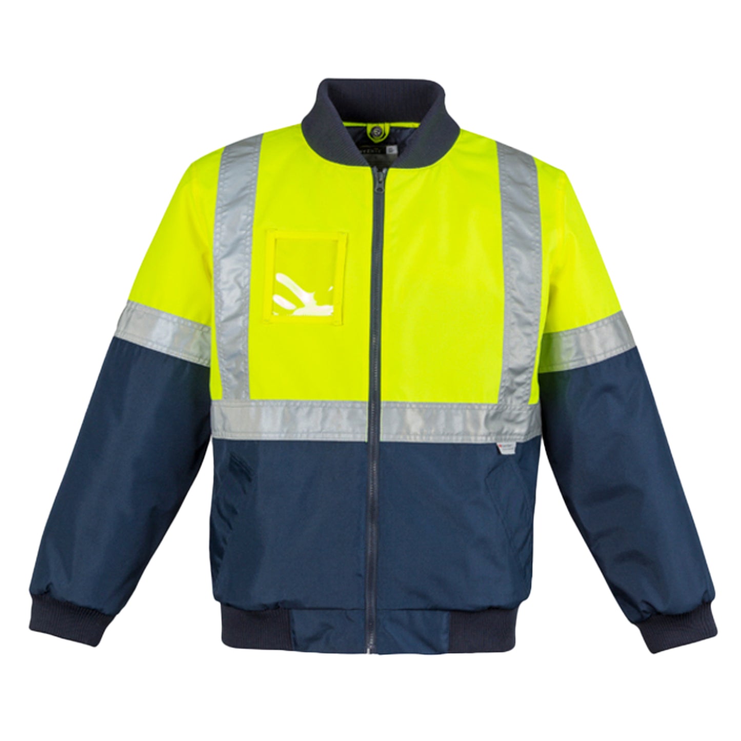 Men's High Visibility Quilted Flying Jacket – Waterproof & Insulated Hi-Vis Workwear