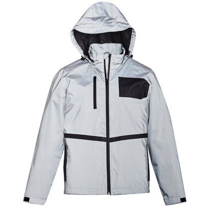Unisex Streetworx Reflective Waterproof Jacket – 10,000mm Hi-Vis Safety Shell