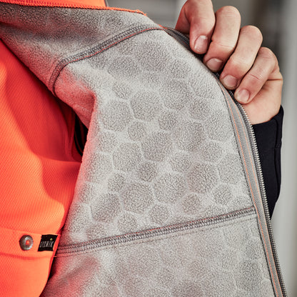 Unisex 2-in-1 Softshell Waterproof Work Jacket – Stretch Fabric with Segmented Tape