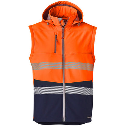 Unisex 2-in-1 Softshell Waterproof Work Jacket – Stretch Fabric with Segmented Tape