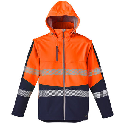 Unisex 2-in-1 Softshell Waterproof Work Jacket – Stretch Fabric with Segmented Tape