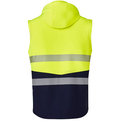 Unisex 2-in-1 Softshell Waterproof Work Jacket – Stretch Fabric with Segmented Tape