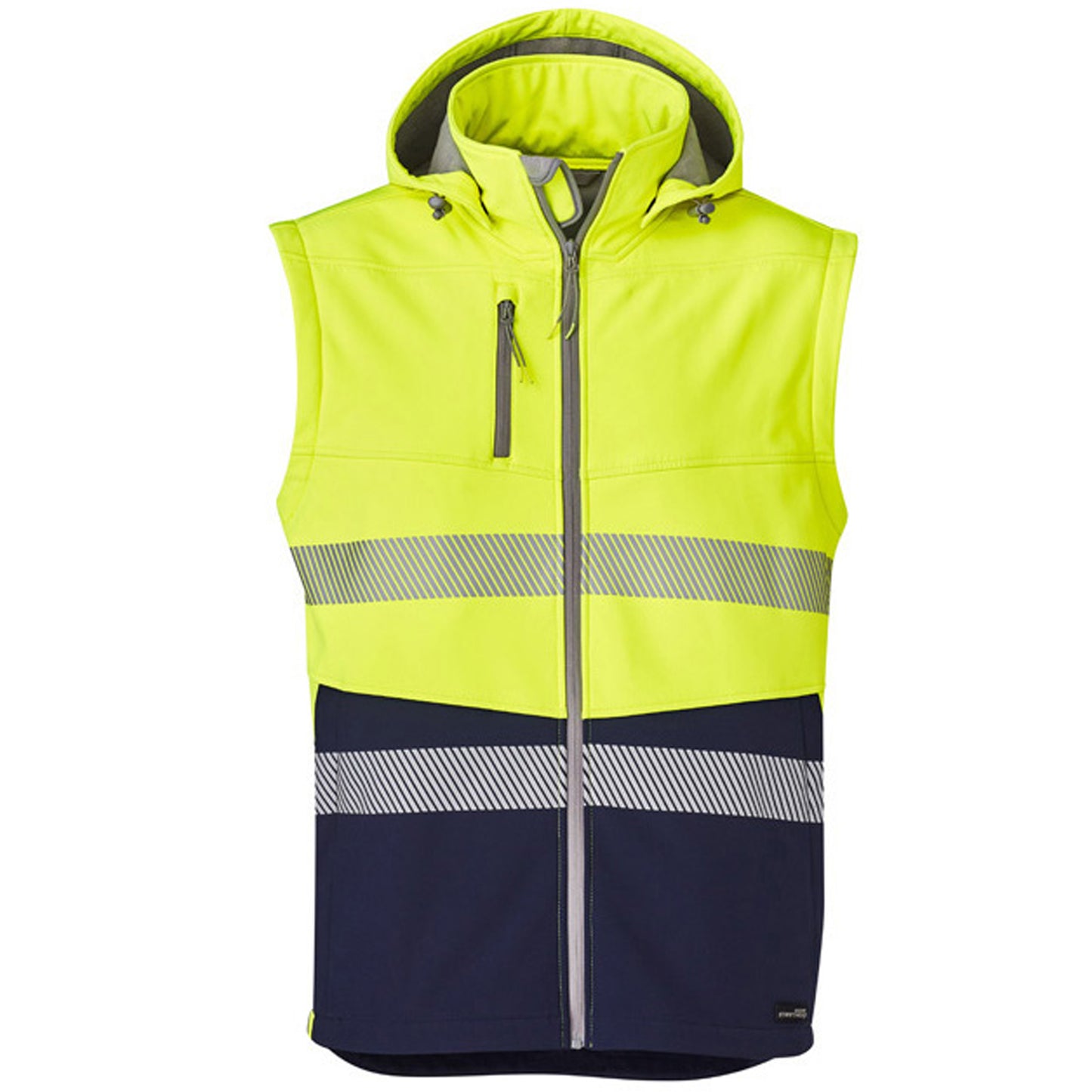 Unisex 2-in-1 Softshell Waterproof Work Jacket – Stretch Fabric with Segmented Tape