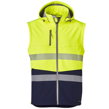 Unisex 2-in-1 Softshell Waterproof Work Jacket – Stretch Fabric with Segmented Tape