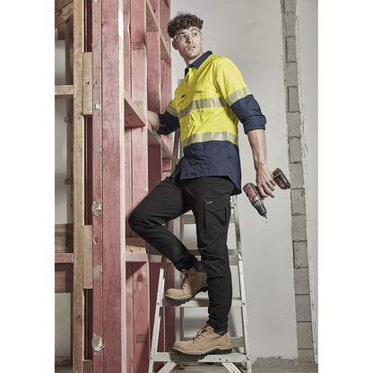 Men’s Lightweight Outdoor Pants – Stretch Nylon with Cargo Pocket