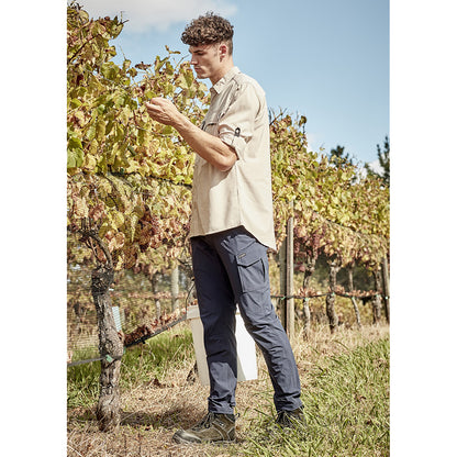 Men’s Lightweight Outdoor Pants – Stretch Nylon with Cargo Pocket