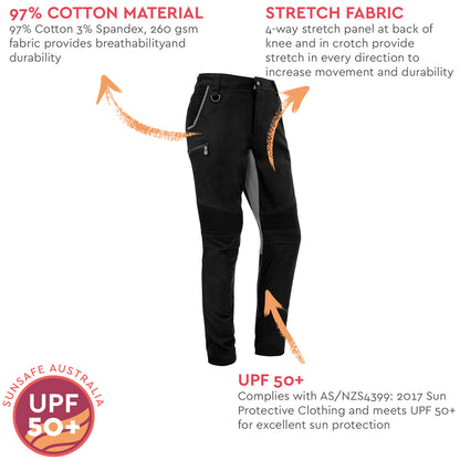 Men's Streetworx Stretch Pant Non-Cuffed ZP320