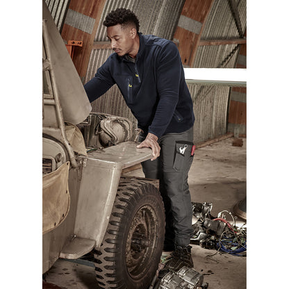 Unisex Streetworx Lightweight 1/4 Zip Polar Fleece UPF 50+