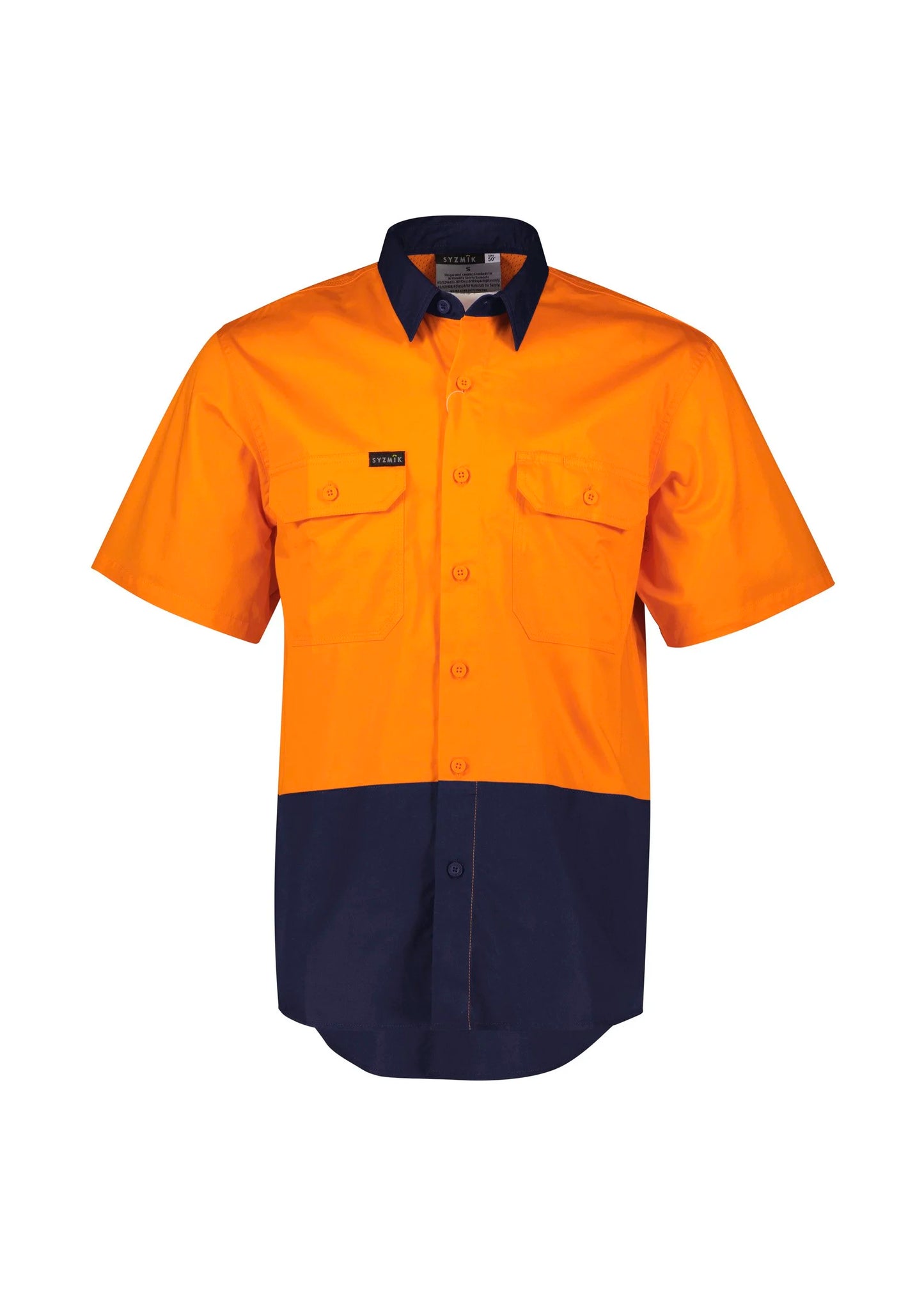 Mens Hi Vis Short Sleeve Shirt ZW115