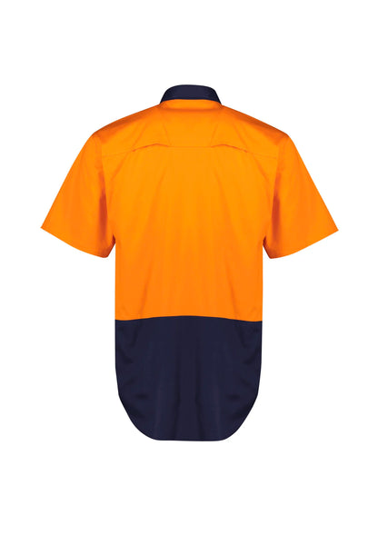 Mens Hi Vis Short Sleeve Shirt ZW115