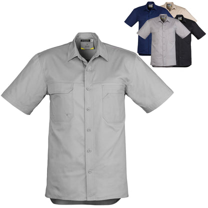 Mens Lightweight Tradie Short Sleeve Shirt ZW120