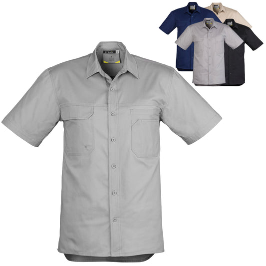 Mens Lightweight Tradie Short Sleeve Shirt ZW120