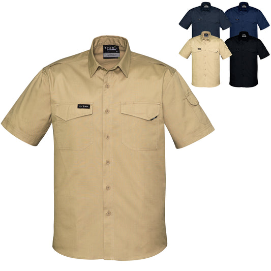 Mens Rugged Cooling Short Sleeve Shirt ZW405