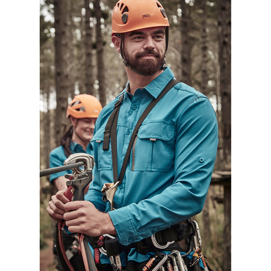 Mens Outdoor Long Sleeve Shirt UPF 30 to 50+