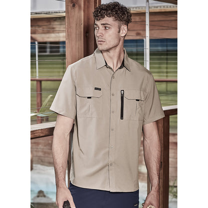 Mens Outdoor Short Sleeve Shirt UPF 30 to 50+