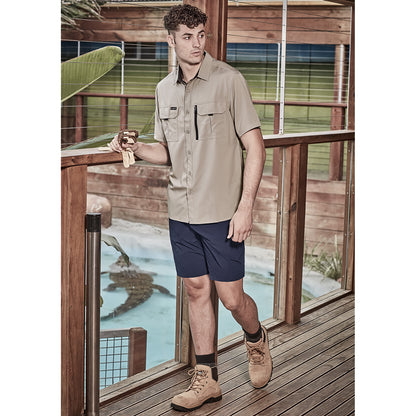 Mens Outdoor Short Sleeve Shirt UPF 30 to 50+