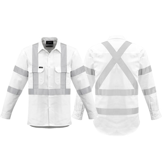 Men's Bio Motion "X" Back Long Sleeve Shirt ZW621