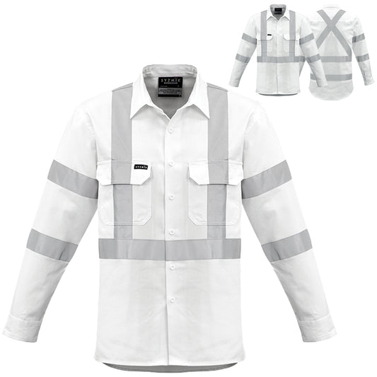 Men's Bio Motion "X" Back Long Sleeve Shirt ZW621