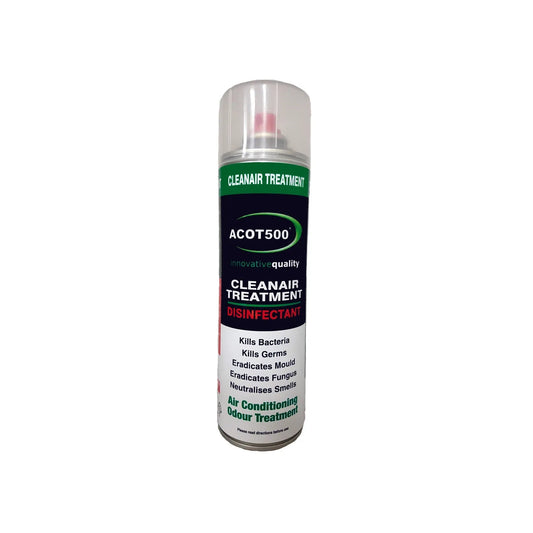 ACOT500 air conditioner cleaner 500ml removing odours and bacteria from car and home AC systems