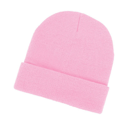 AH720 Acrylic Beanie Roll Back Winter Beanie