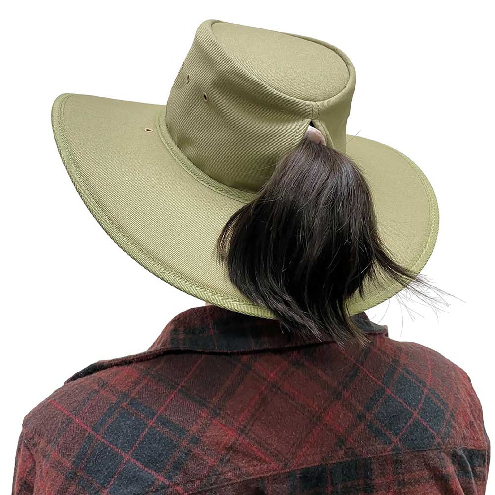 Add a Ponytail Hole to your Nullarbor Hat - SunSafe Australia