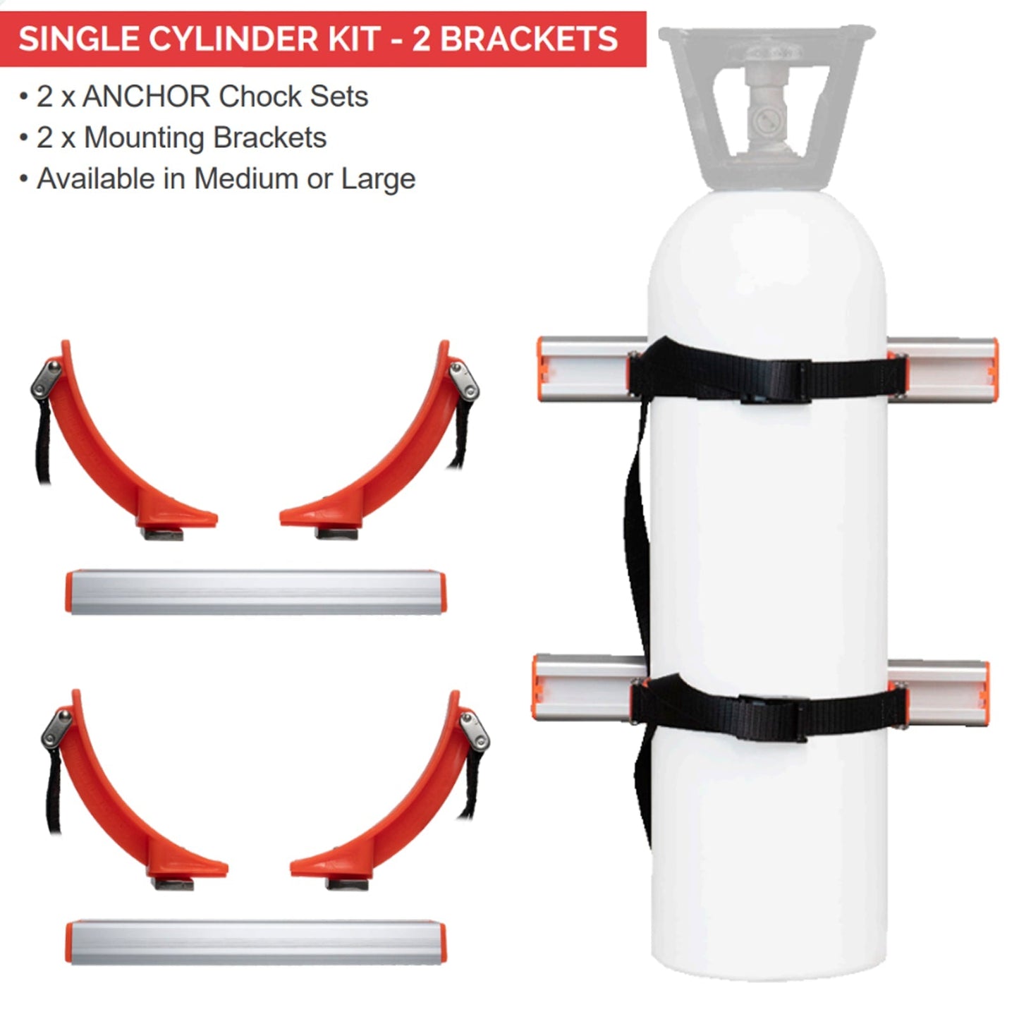 Anchor Gas Cylinder Restraint System - SunSafe Australia